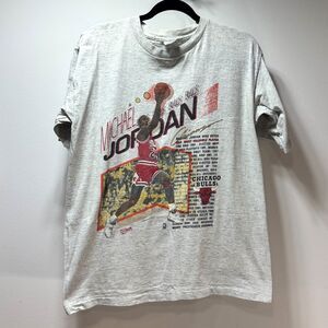 Vintage Chicago Bulls Michael Jordan Shirt Salem Size Large Single Stitch 1990s